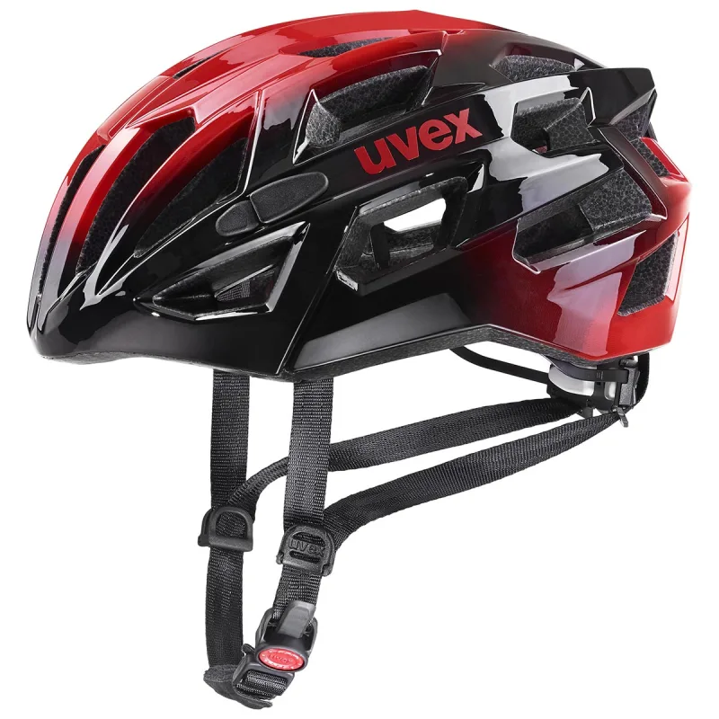 Cyklistická helma Uvex race 7 black red
