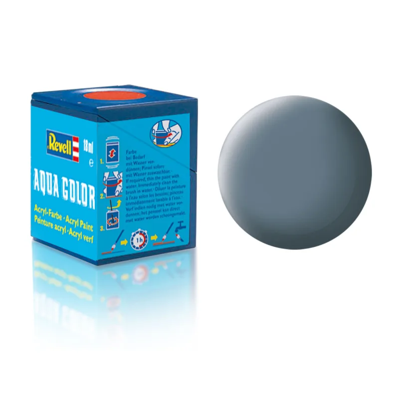Revell Farba akrylová - 36179: matná šedastá modrá (greyish blue mat)