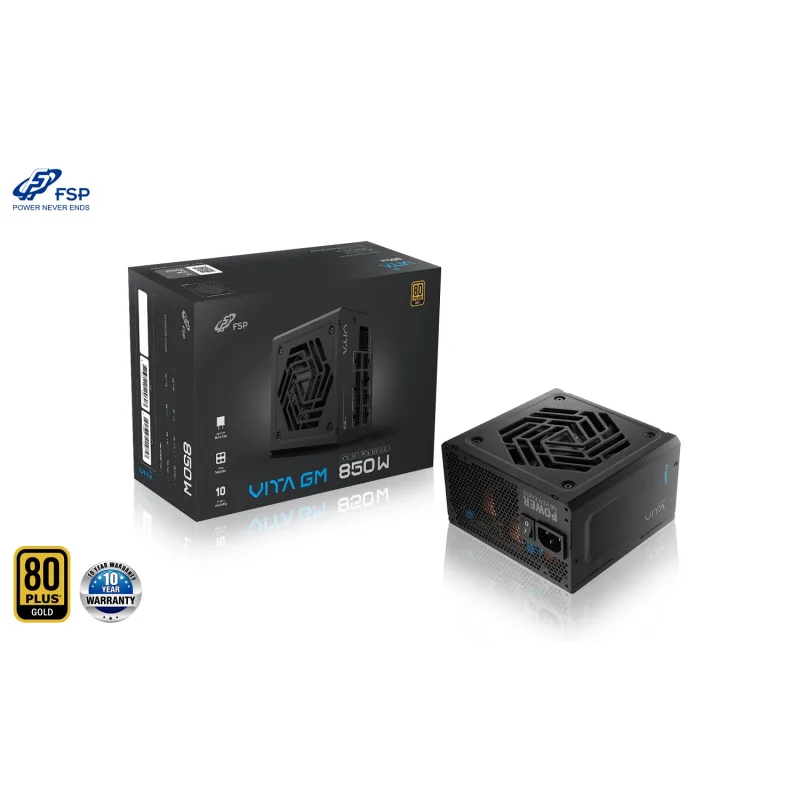 FSP VITA GM/ 850W/ ATX 3.1/ 80PLUS Gold/ Modular/ Retail PPA8504202