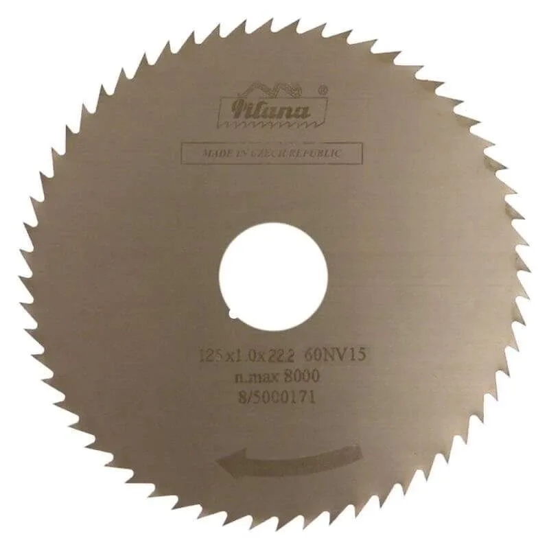 Pilový kotúč na drevo a plasty PILANA 125x22,2mm