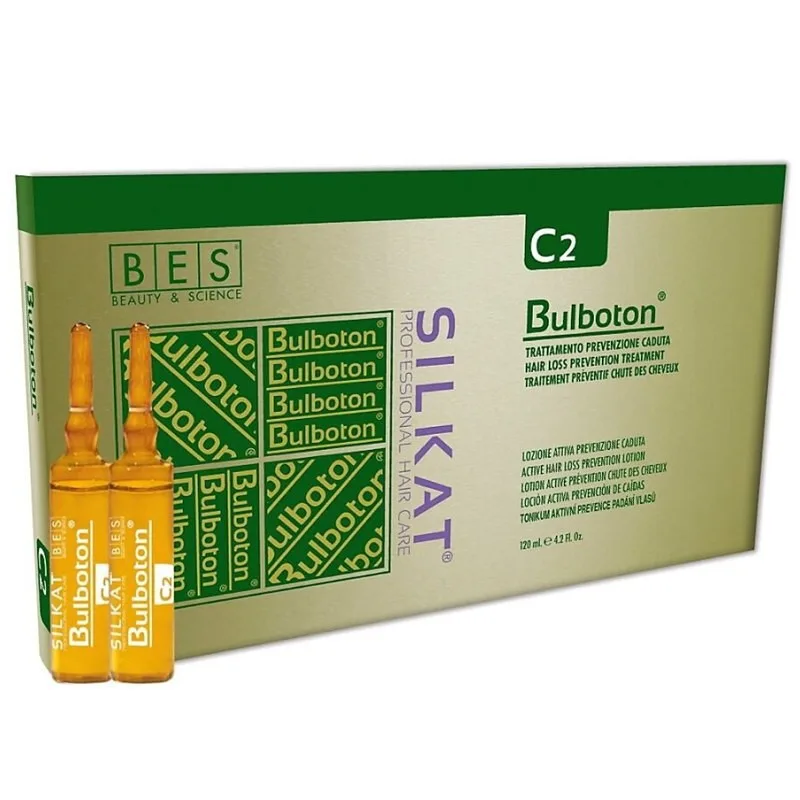 BES Silkat Bulboton Lozione C2 aktívne tonikum - prevencia proti padaniu vlasov 12x10ml