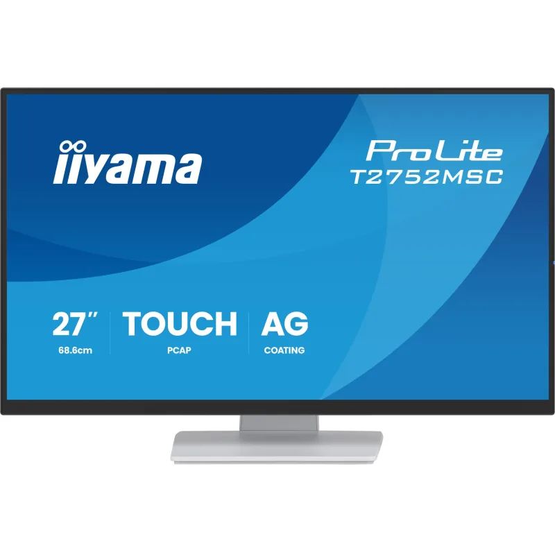 27" iiyama T2752MSC-W1AG:IPS,FHD,HDMI,DP T2752MSC-W1AG