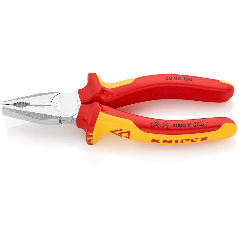 Kliešte kombin. 160mm VDE Knipex 0306160