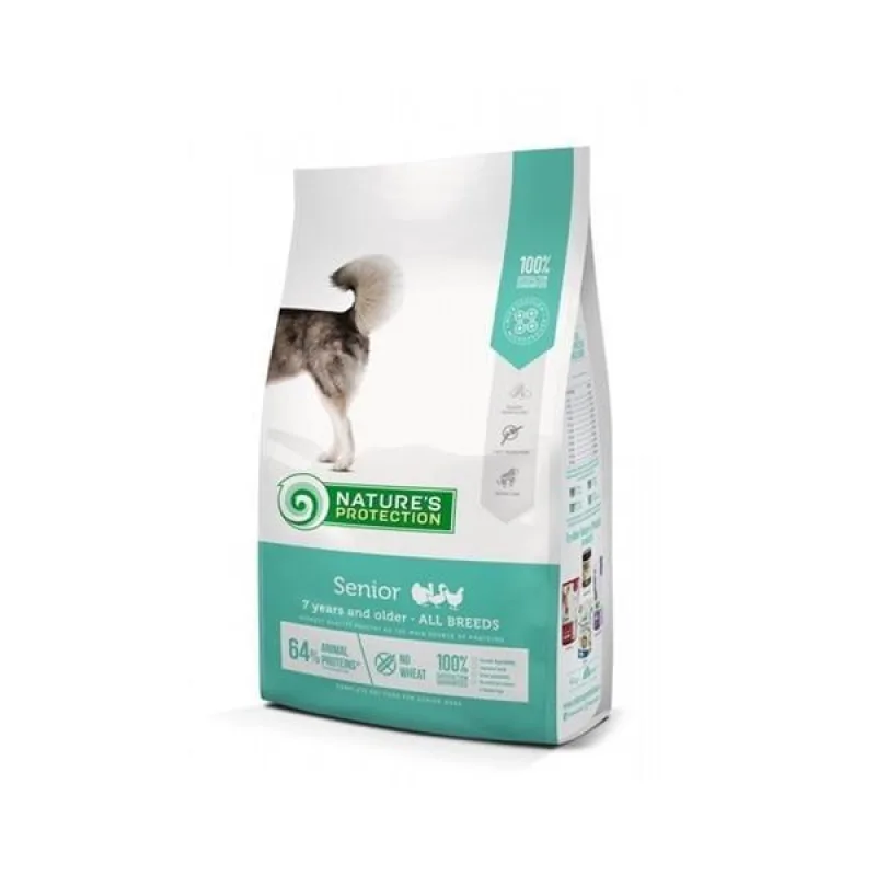 Natures Protection dog senior all breed poultry 7+ 4 kg