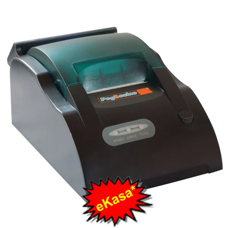 Pegassino Printer 2-palcový s CHDU 8 GB a s pokladničnou aplikáciou PPM