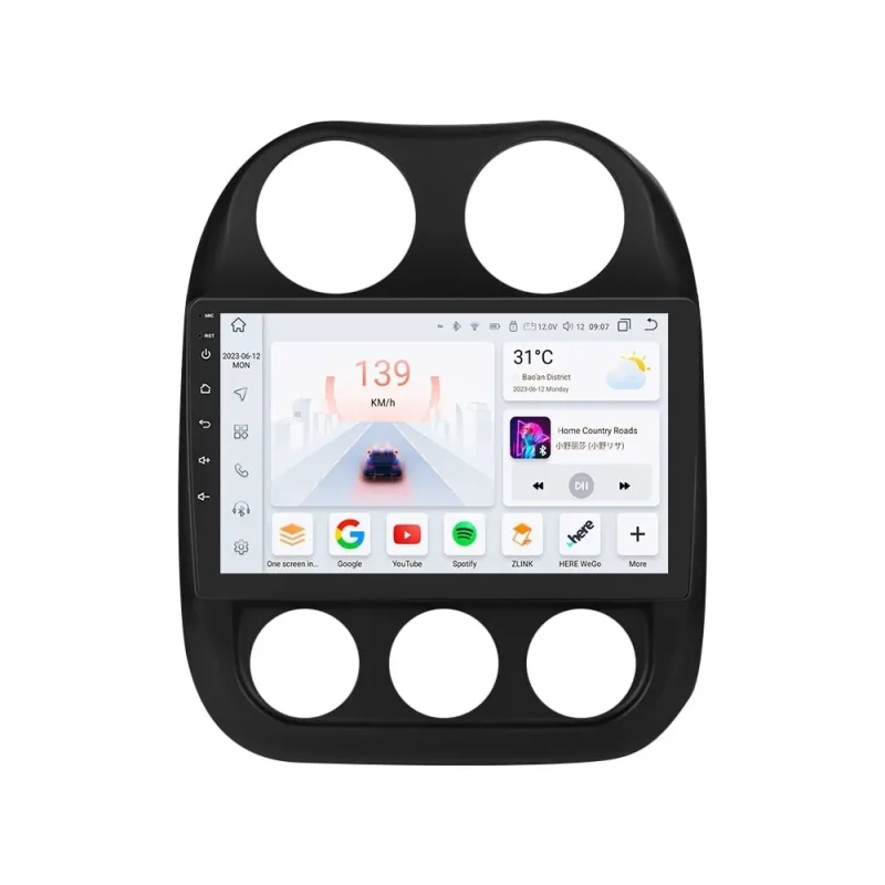 HIZPO KXJPCPS101 Autorádio 10,1" Android pro Jeep Compass, Patriot Model: S101006 (6+64GB) CHR1667