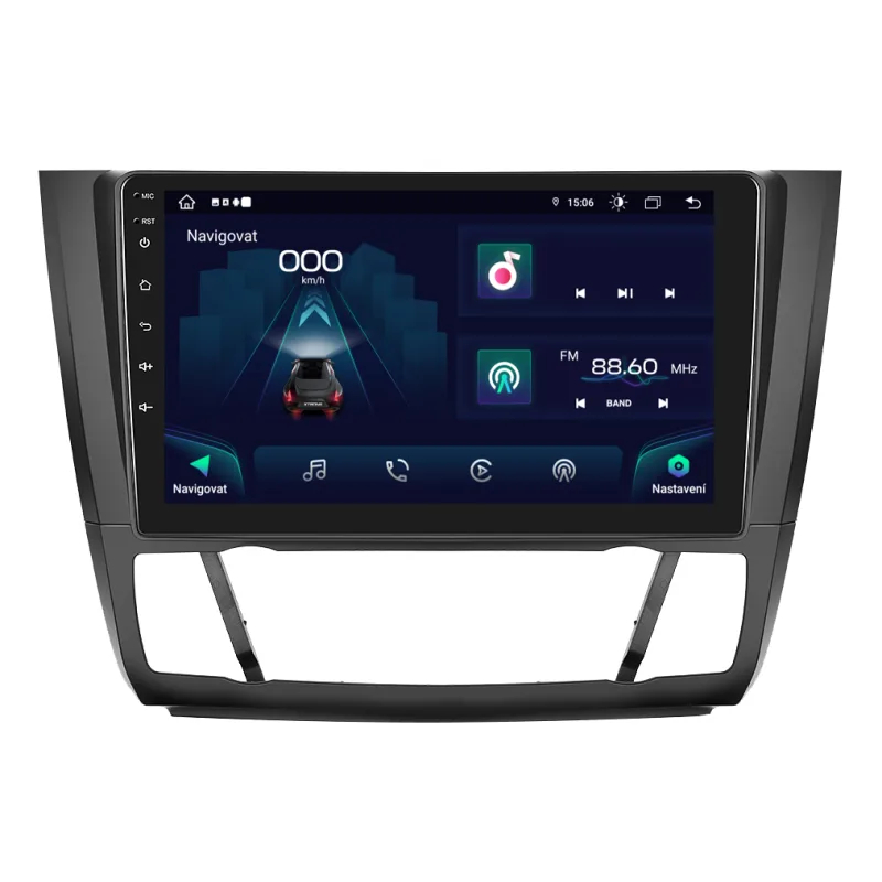 Xtrons 2DIN autorádio IAP12-XEV33 Android, BMW E81 / E82 / E87 / E88 s automatickou klimatizací B268