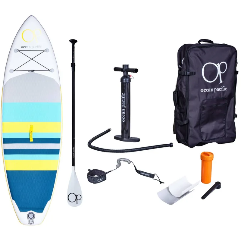 Ocean Pacific Sunset All Round 9'6 White/Grey/Yellow + príslušenstvo