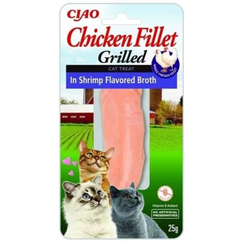 INABA FOODS Inaba Churu Grilled cat Kura v krevetovom vývare
