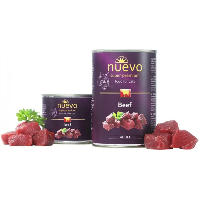 NUEVO cat Adult Beef 6x 200 g