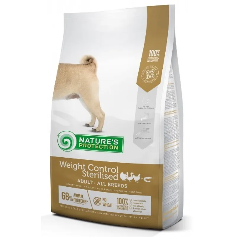 Natures Protection Nature´s Protection dog adult weight control sterilised poultry with krill all breeds 12 kg