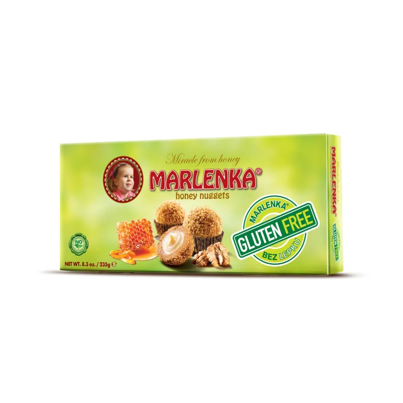 Marlenka bezlepkové medové guličky 235g