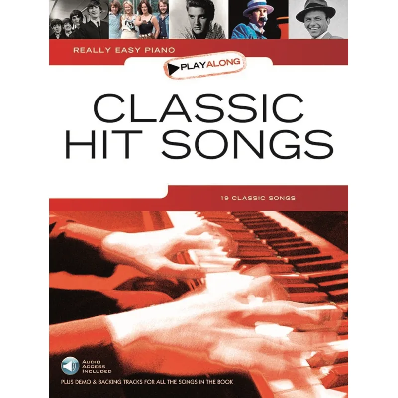 Wise Publications Really Easy Piano Playalong - Classic Hit Songs (Book/Download Card)