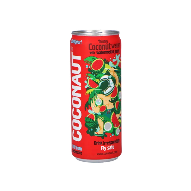 Coconaut GoHigher! 100 % kokosová voda s melónom 12x320 ml