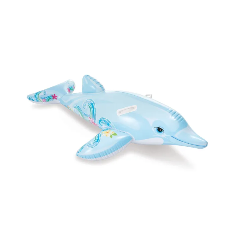 Intex teddies Intex Delfín nafukovací s úchytmi 175x66cm v krabici