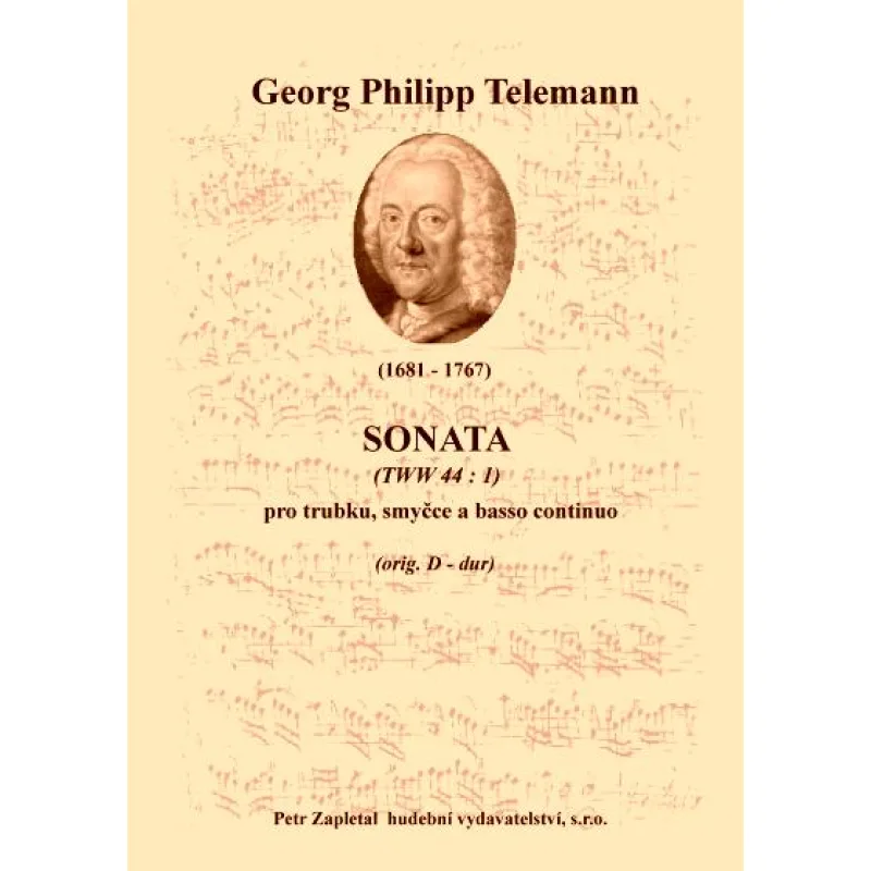 NotaNota Sonata (úprava C - dur) (TWV 44:1)