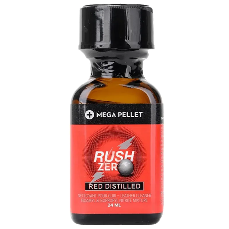 Poppers RUSH ZERO RED DISTILLED (24ml)