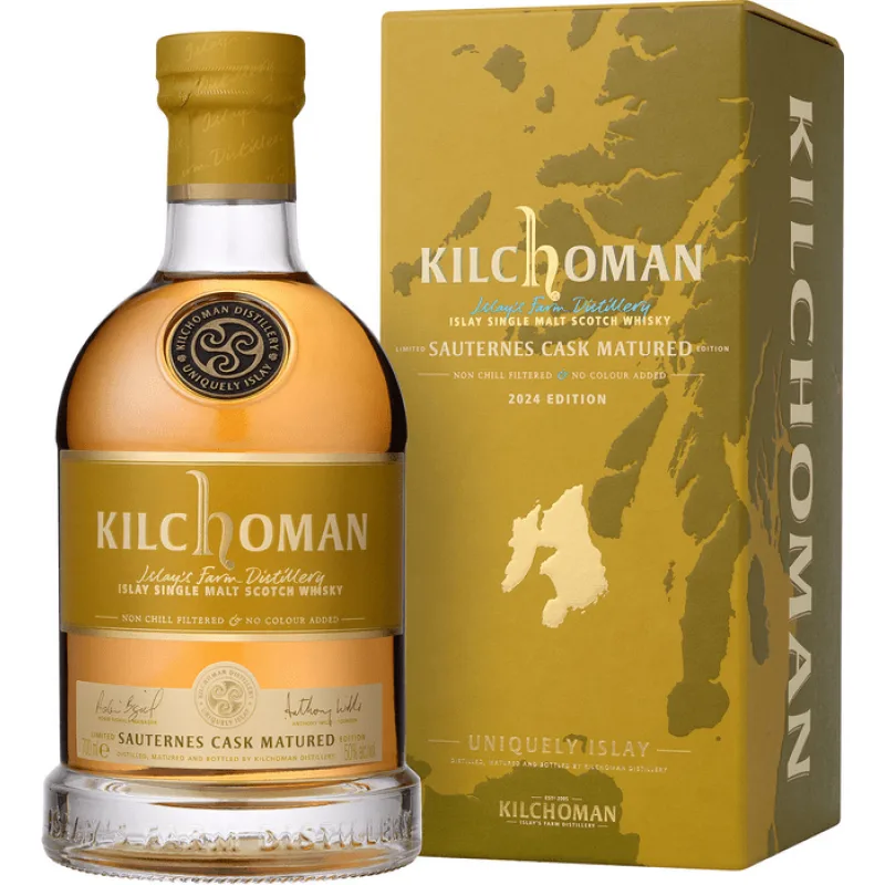 Kilchoman Sauternes Single Cask 2024 Edition 50% 0,7 l (kartón)