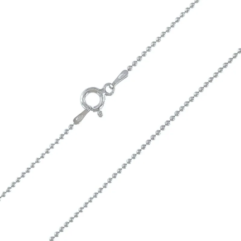 Strieborná retiazka guličková 1,2mm dĺžka retiazky 45cm