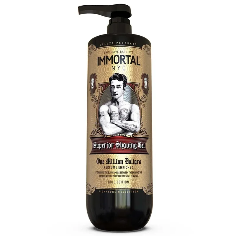 Parfumovaný gél na holenie IMMORTAL NYC One million dollars Perfumed shaving gél 1000 ml