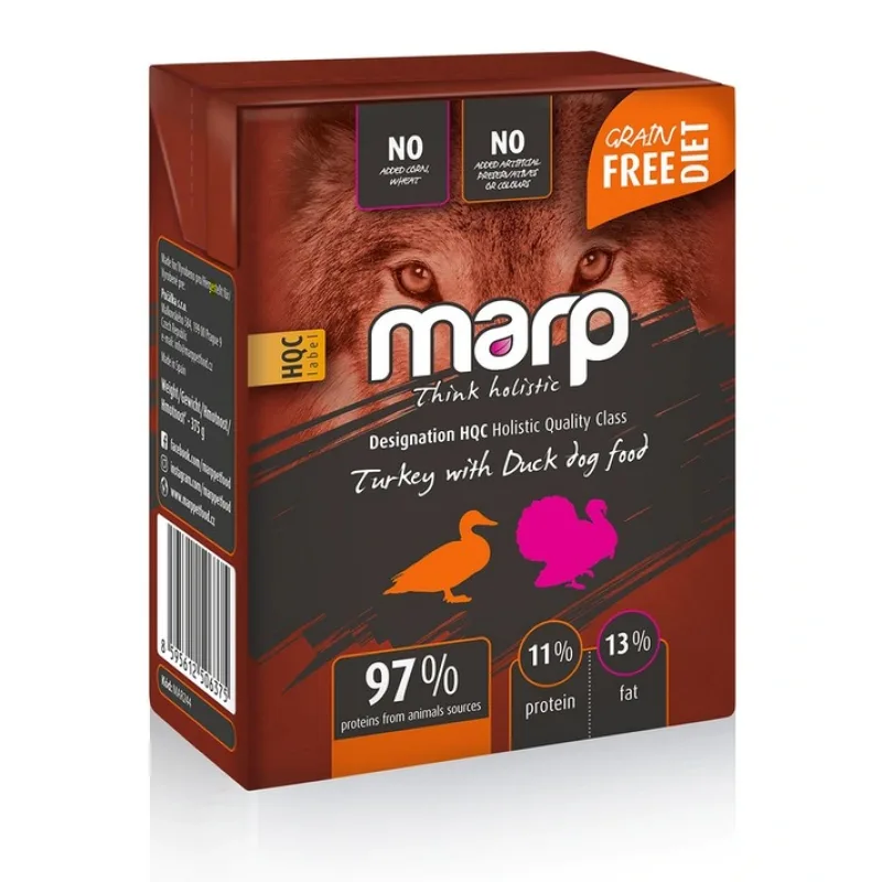 Marp Holistic morka s kačicou tetrapak 375 g