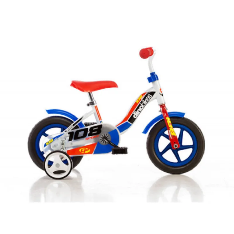 Dino Bikes 108L Dětské kolo modré 10"