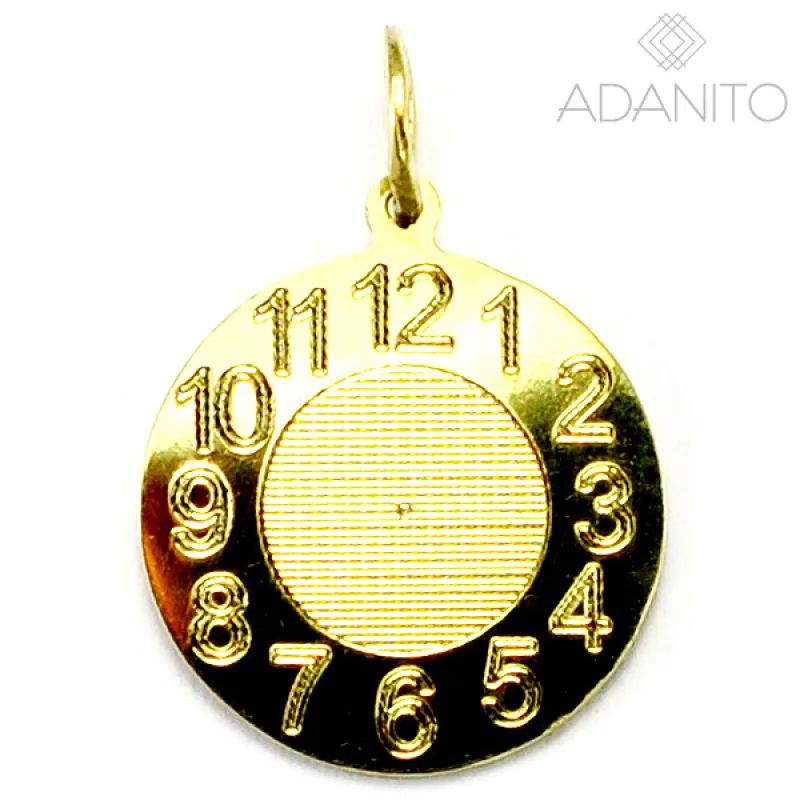 Zlatý prívesok krstiace hodiny ADANITO BRP0905G, 1.04 g