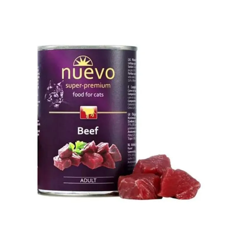 NUEVO cat Adult Beef 6x 400 g