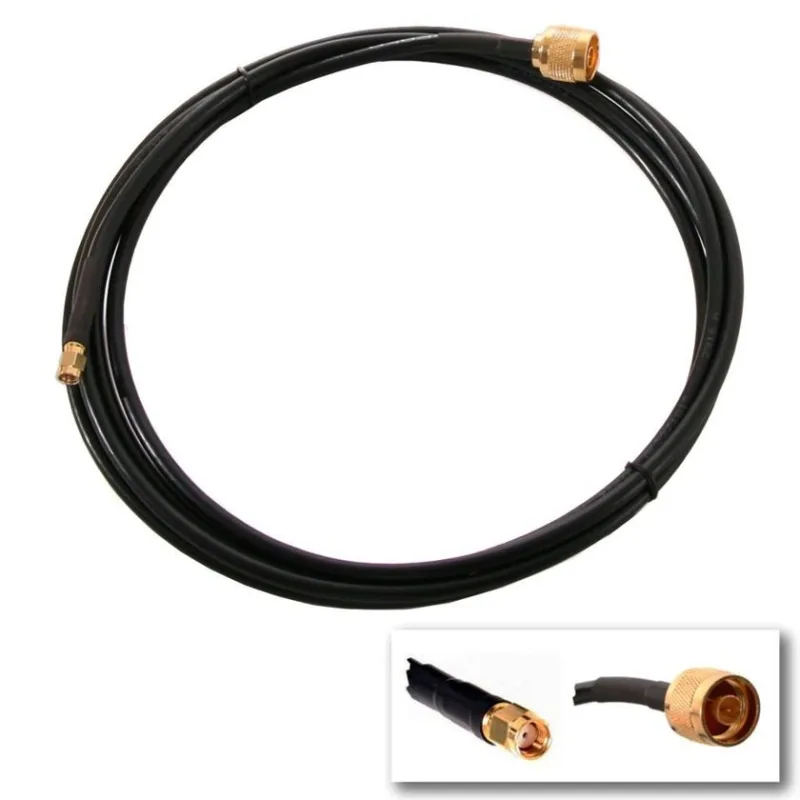 MAXLINK Pigtail 4m 5GHz RF240 RSMA male(dírka) - N male 08-RM-NM-04