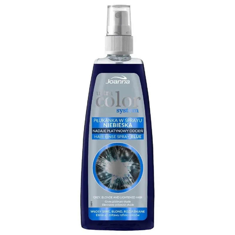 JOANNA Ultra Color BLUE Hair Rinse Spray 150ml - tónovaci preliv v spreji - modrý