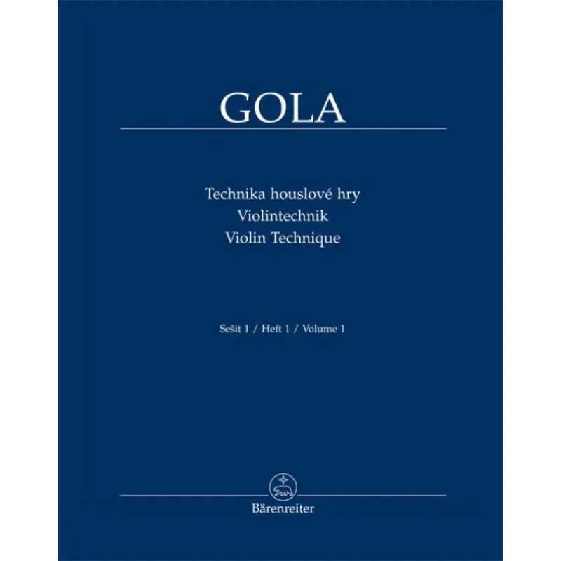 Bärenreiter Technika houslové hry - Sešit 1