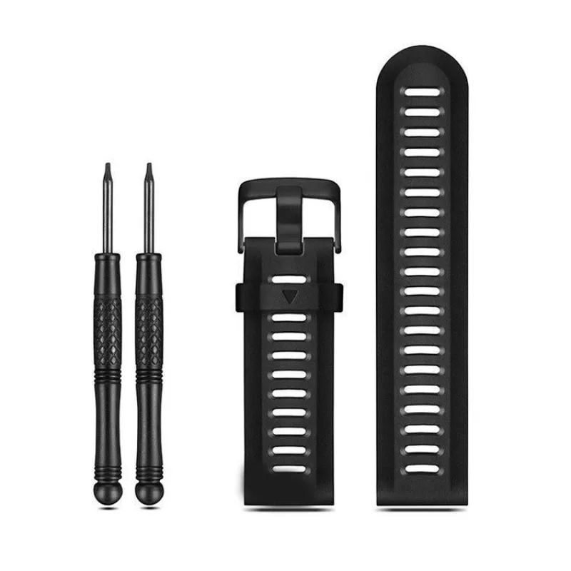Silikónový remienok dierkovaný pre Garmin Fenix 3/5x/5x plus/5x sapphire/3hr čierny ESES 1530000430