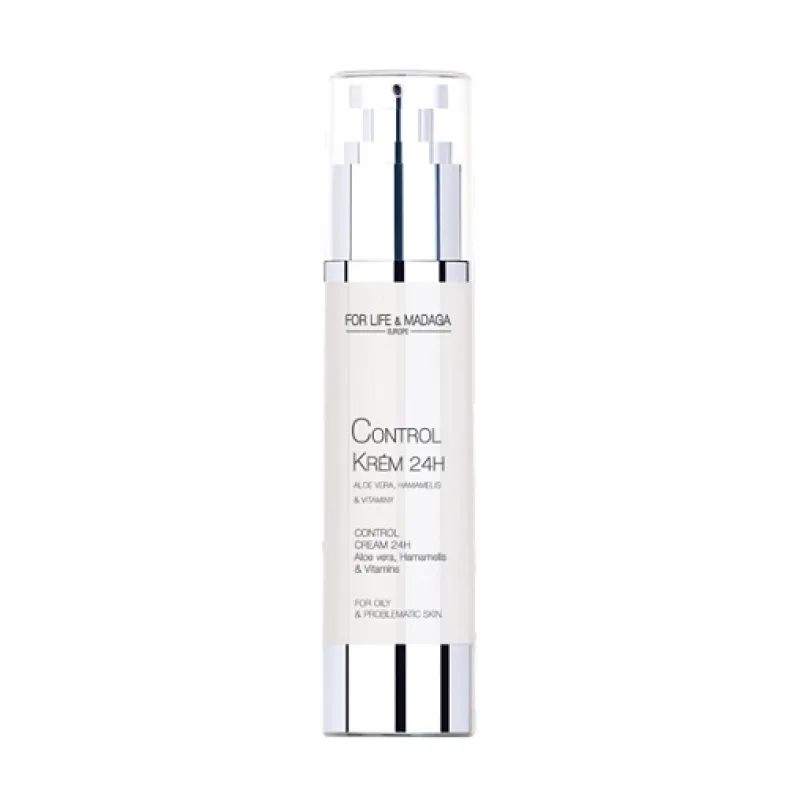 For Life & Madaga Control krém 24H - Pro mastnou pleť 50 ml