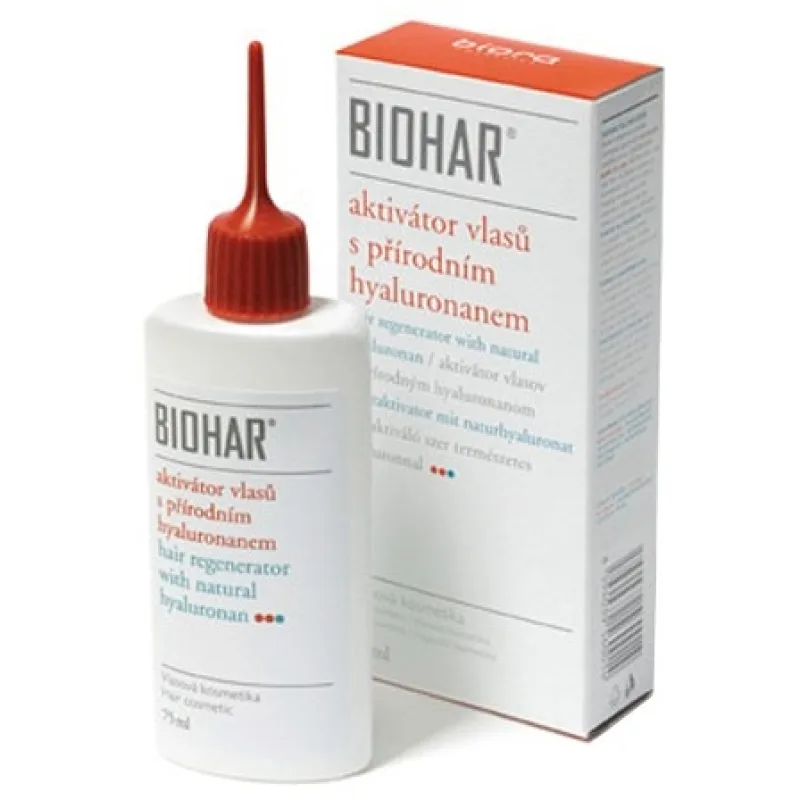 BIORA BIOHAR Vlasový aktivátor 75ml - lotion proti vypadávaniu vlasov u mužov i žien