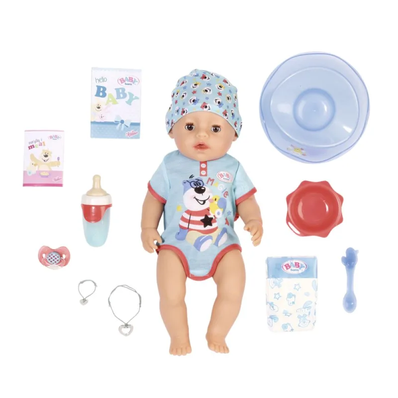 Zapf BABY born s kúzelným cumlíkom, chlapček, 43 cm