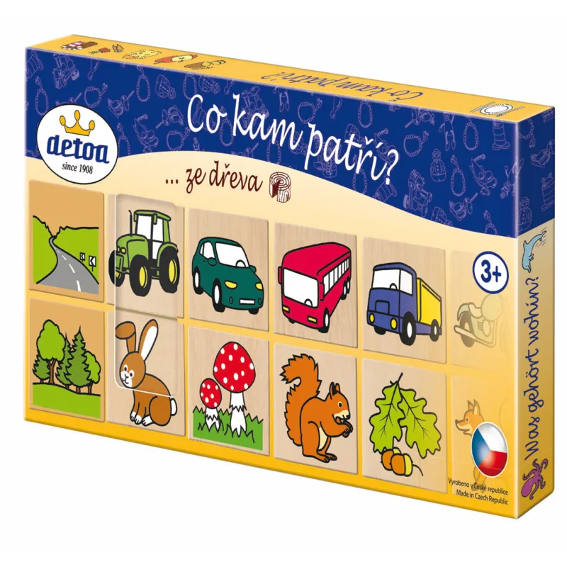 Detoa Hry DETOA Čo kam patrí? hra