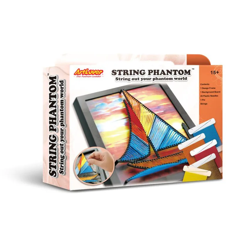 SMT Creatoys Vypletaný obrázok plachetnice plast v krabici 22x18x4cm