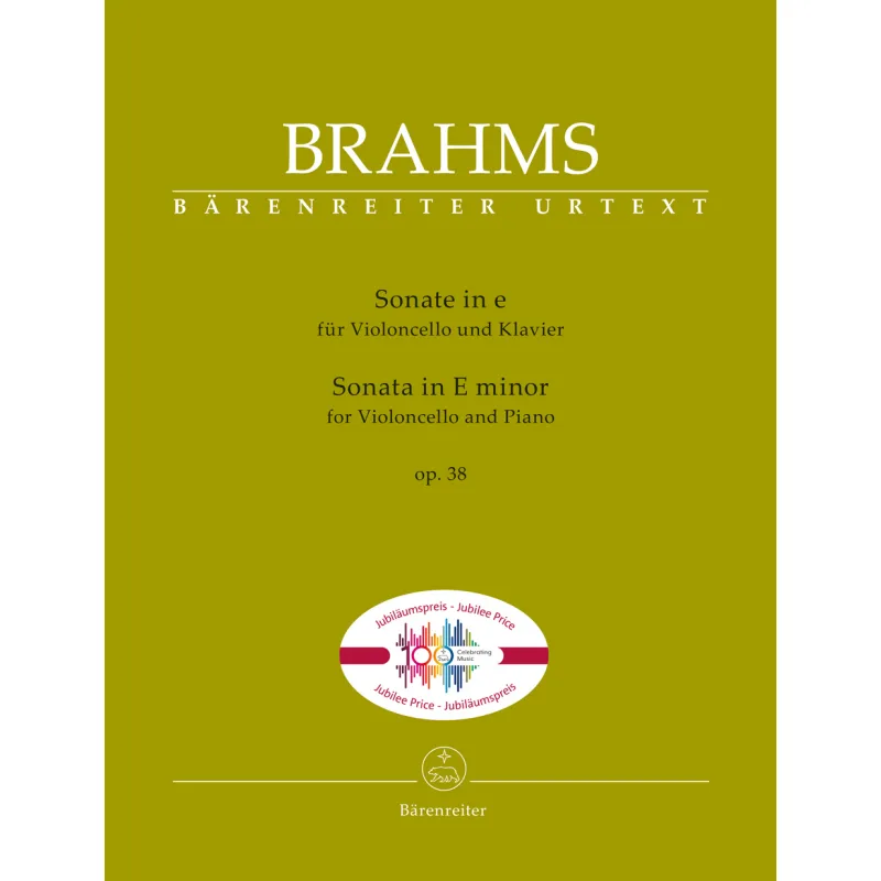 Bärenreiter Sonáta in E minor for Violoncello