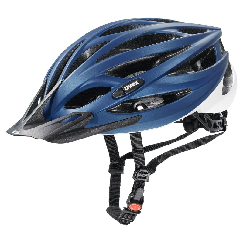 Cyklistická helma Uvex Oversize blue-white matt