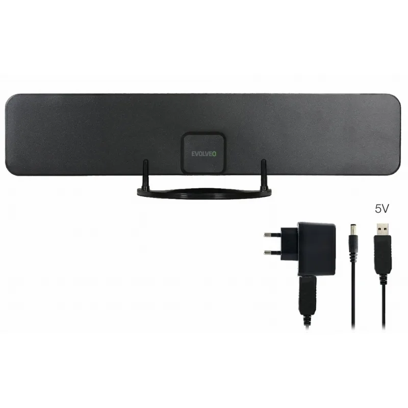 EVOLVEO Xany 2B, 230/ 5V, aktivní pokojová anténa FM/ DAB+/ DVB-T2, …