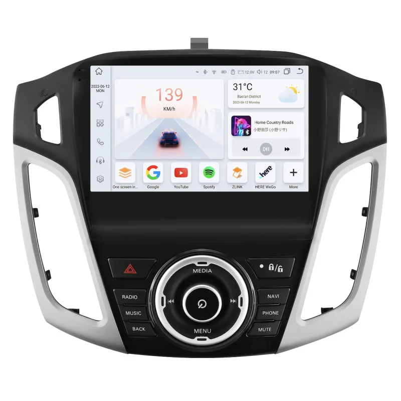 HIZPO KXFDFCS95 Autorádio 9" Android 13 pro Ford Focus 3 Model: S9004 (4+32GB) CHR1826