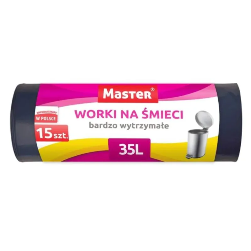 Vrecká do odpadkového koša Master 35L - 15ks