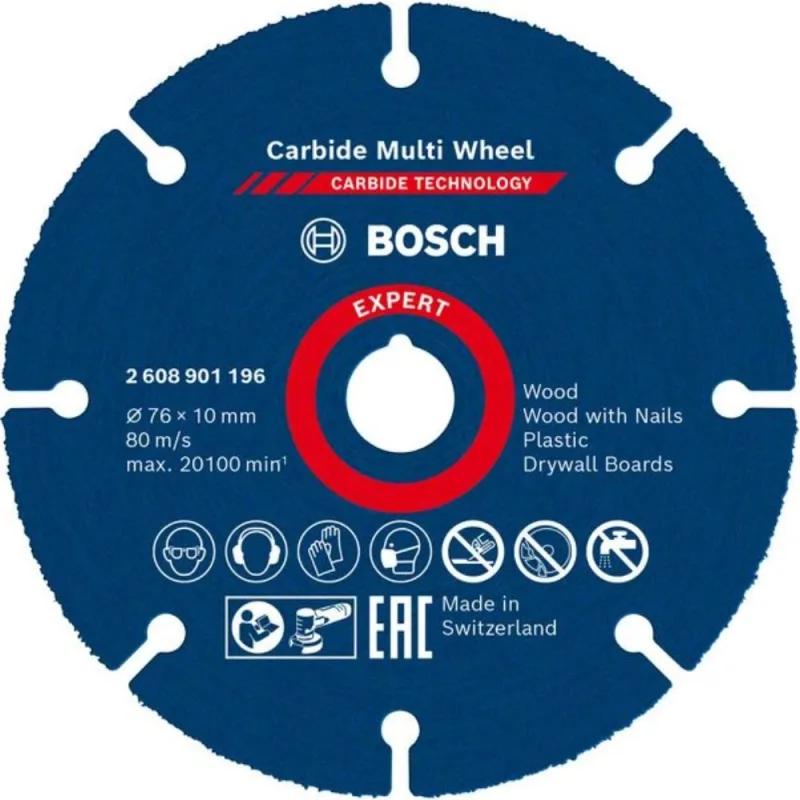 Viacúčelový kotúč BOSCH Multi Wheel 76mm