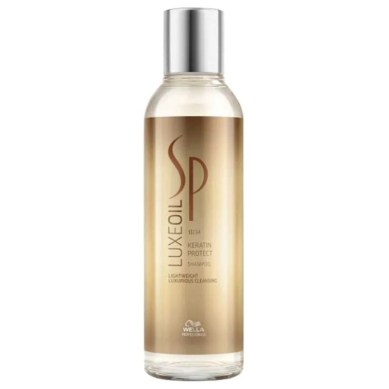 WELLA SP Luxe Oil Keratín Protect Shampoo 200ml - luxusný keratínový šampón na poškodené vlasy