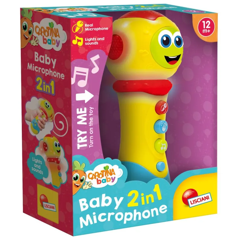 Liscianigioch CAROTINA BABY - DETSKÝ MIKROFÓN 2 V 1