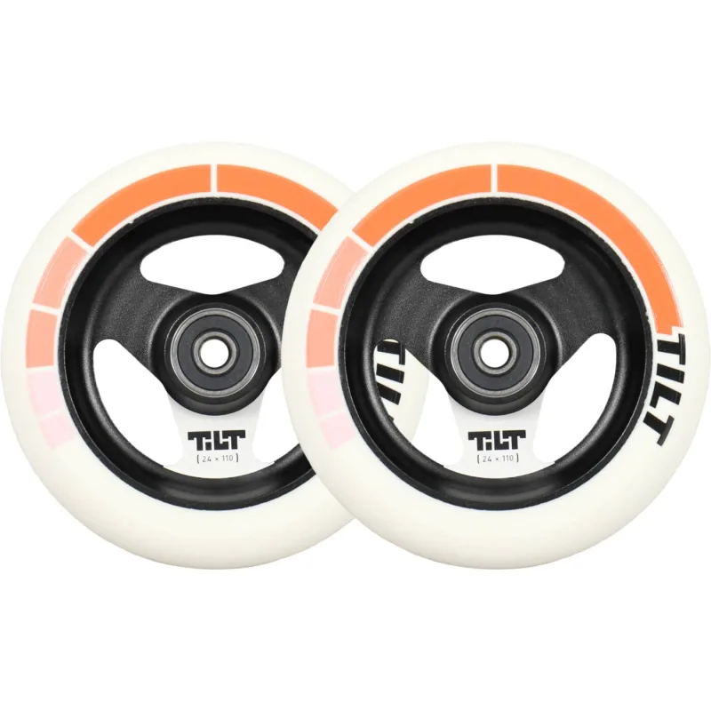Tilt Stage I Pro Scooter Wheels 120mm x 24mm 2-Pack - Red Stripe