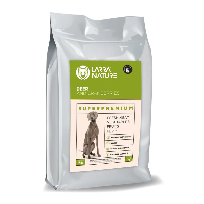 Larra Nature Jeleň a Brusnice Superprémium 22/12 2x 12 kg