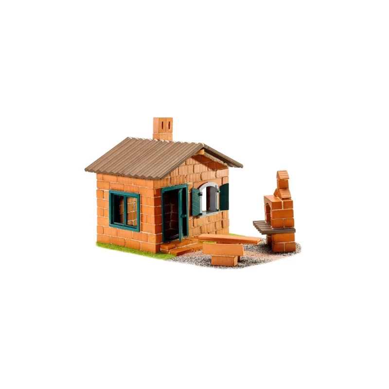 Směr Stavebnica Teifoc Domček s grilom 185ks v plastovom boxe 33x24x16cm v krabici