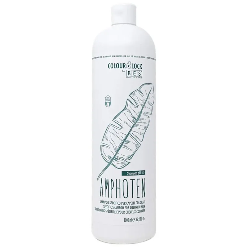 BES Colour Lock Amphoten Shampoo 1000ml pH 5,5 - šampón po farbení vlasov