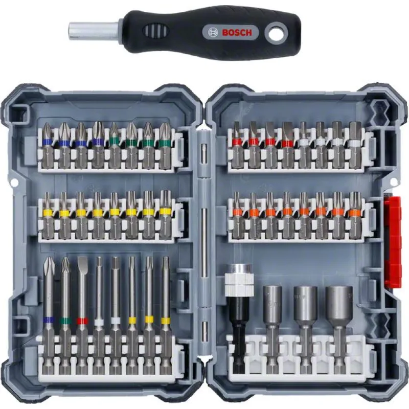 Sada bitov BOSCH Extra Hard Pick & Click 45 dielna